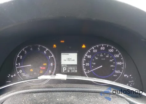 2011 Infiniti G37X z USA, uszkodzony, nr VIN JN1CV6AR5BM409561